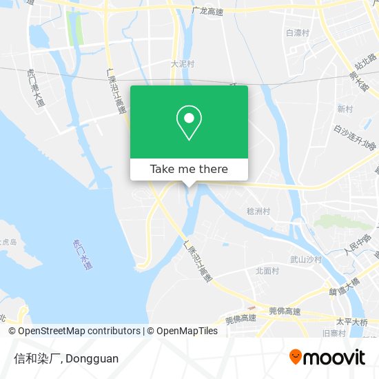 信和染厂 map
