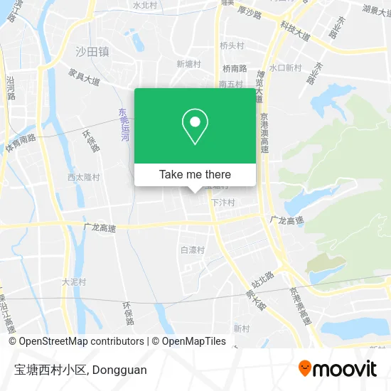 宝塘西村小区 map