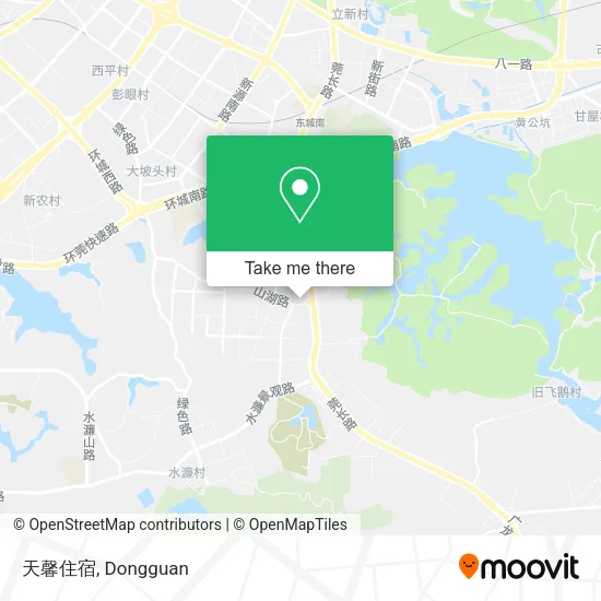 天馨住宿 map