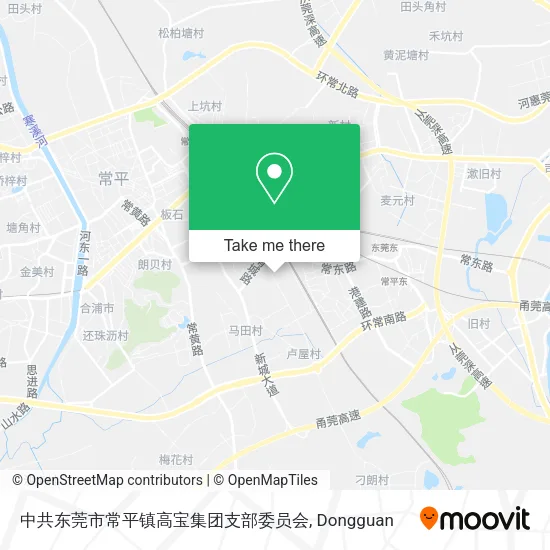 中共东莞市常平镇高宝集团支部委员会 map