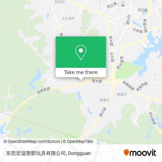东莞宏溢塑胶玩具有限公司 map