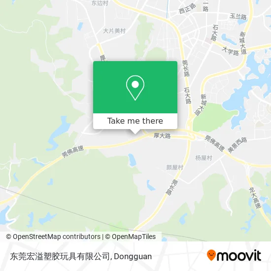 东莞宏溢塑胶玩具有限公司 map