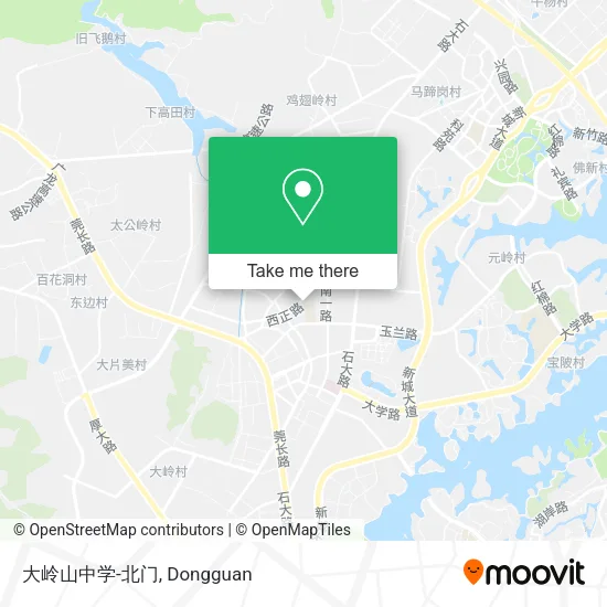 大岭山中学-北门 map