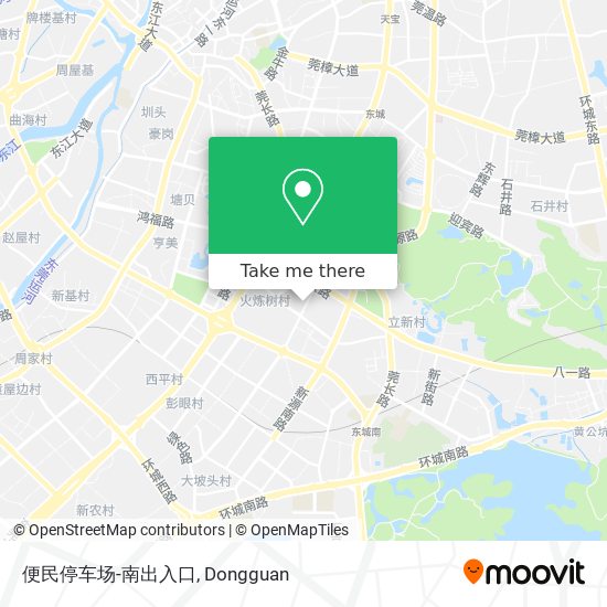 便民停车场-南出入口 map