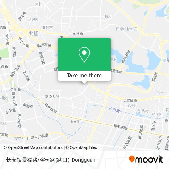 长安镇景福路/榕树路(路口) map