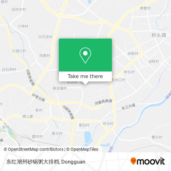 东红潮州砂锅粥大排档 map