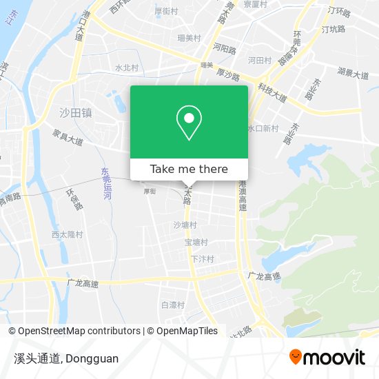 溪头通道 map