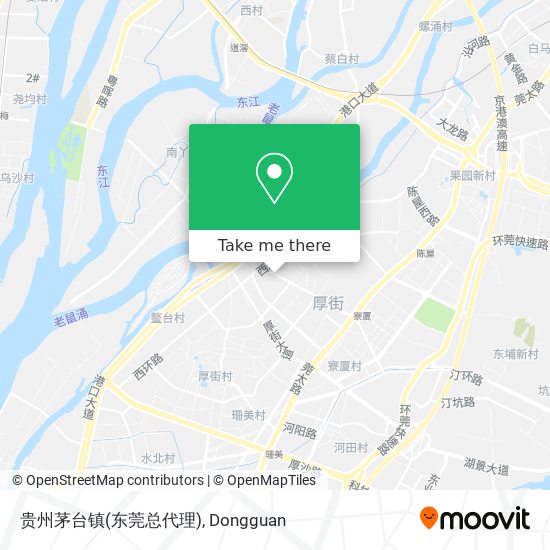 贵州茅台镇(东莞总代理) map