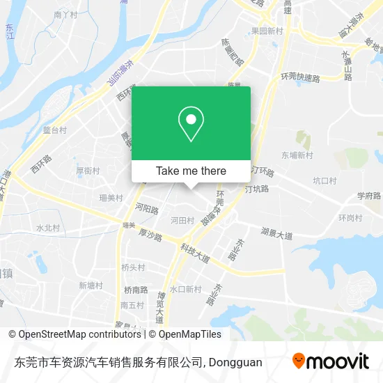 东莞市车资源汽车销售服务有限公司 map