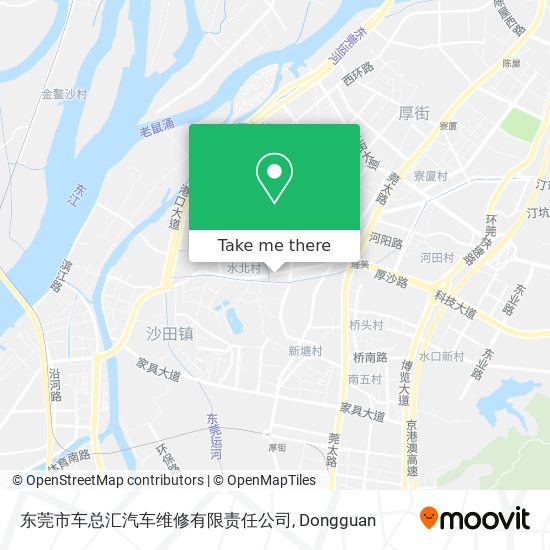 东莞市车总汇汽车维修有限责任公司 map