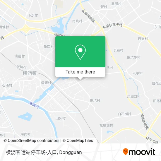横沥客运站停车场-入口 map