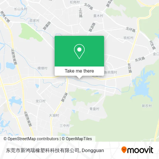 东莞市新鸿瑞橡塑科科技有限公司 map