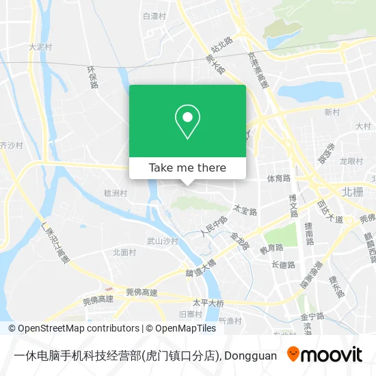 一休电脑手机科技经营部(虎门镇口分店) map