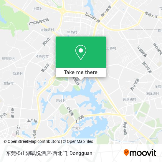 东莞松山湖凯悦酒店-西北门 map
