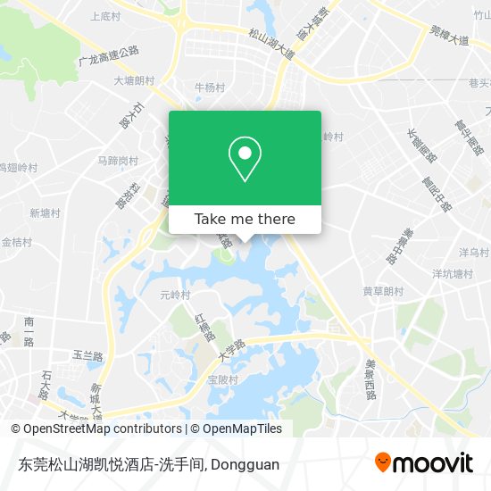 东莞松山湖凯悦酒店-洗手间 map