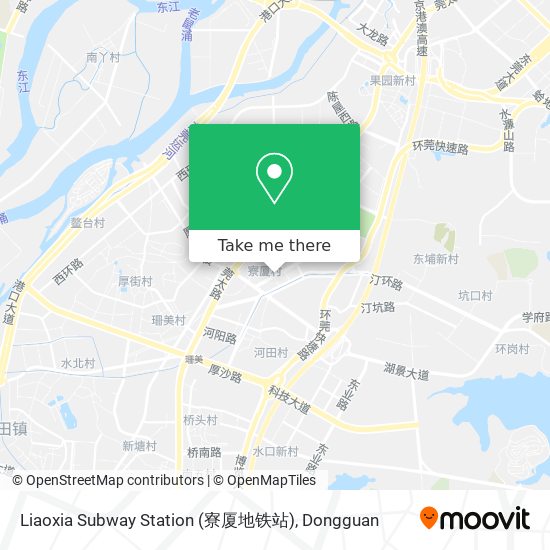 Liaoxia Subway Station (寮厦地铁站) map