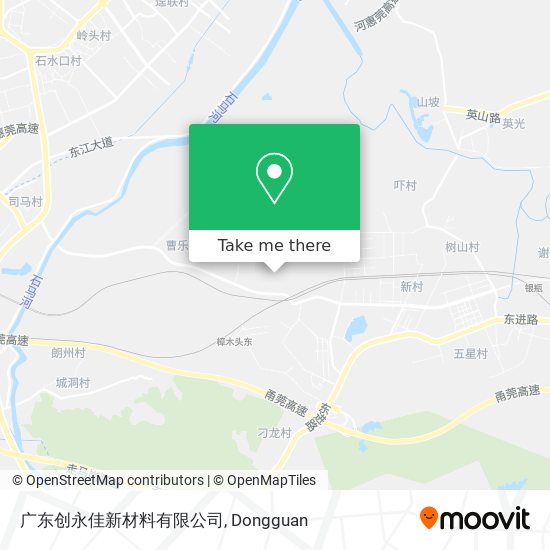 广东创永佳新材料有限公司 map