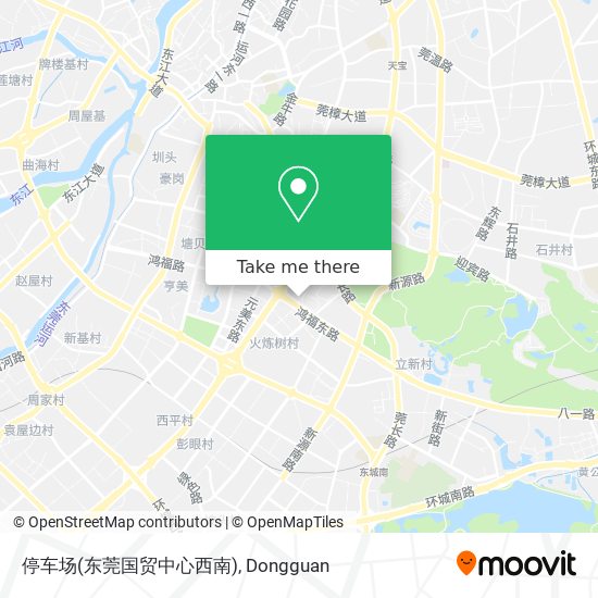 停车场(东莞国贸中心西南) map