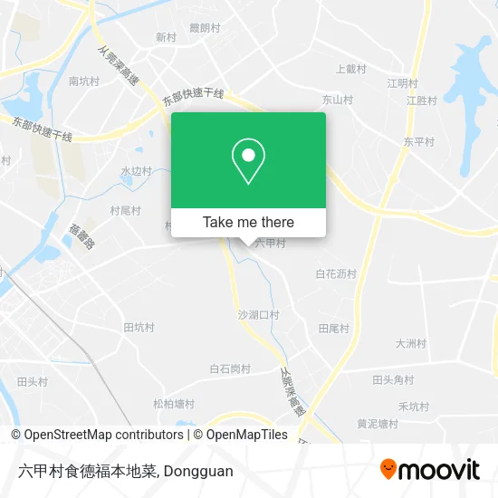六甲村食德福本地菜 map