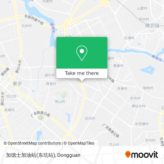 加德士加油站(东坑站) map
