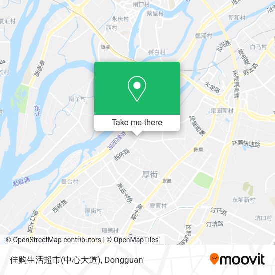 佳购生活超市(中心大道) map