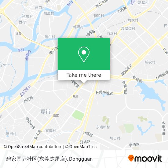 碧家国际社区(东莞陈屋店) map