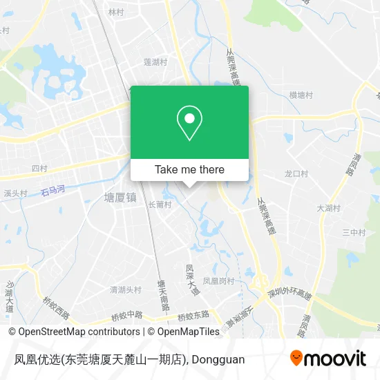 凤凰优选(东莞塘厦天麓山一期店) map