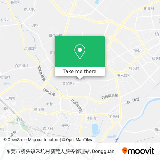 东莞市桥头镇禾坑村新莞人服务管理站 map