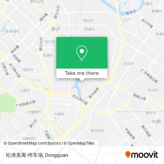松涛美寓-停车场 map