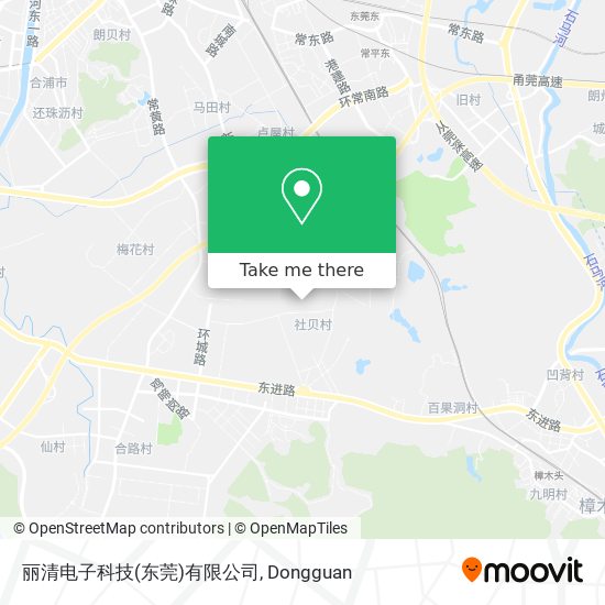 丽清电子科技(东莞)有限公司 map