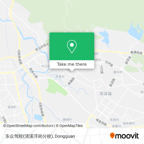 东众驾校(清溪浮岗分校) map