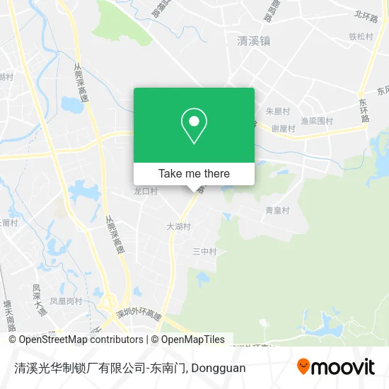 清溪光华制锁厂有限公司-东南门 map