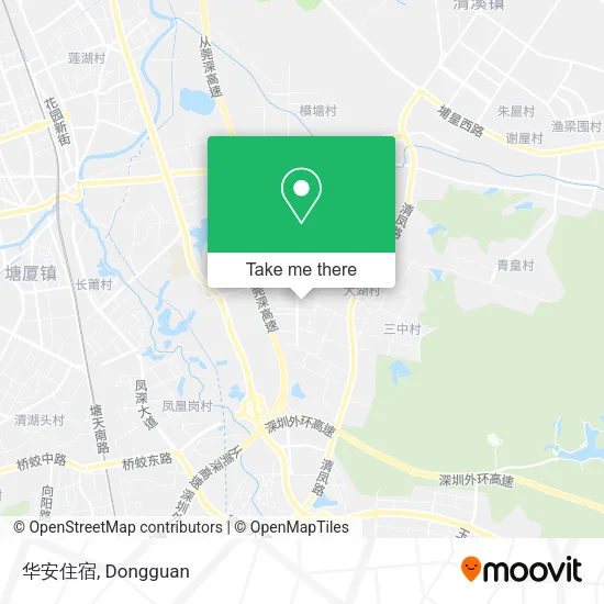 华安住宿 map