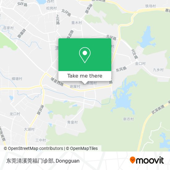 东莞清溪莞福门诊部 map