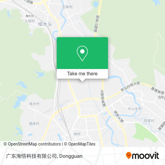 广东海悟科技有限公司 map