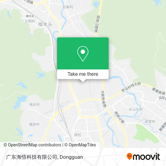 广东海悟科技有限公司 map
