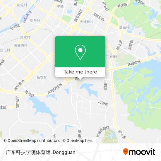 广东科技学院体育馆 map