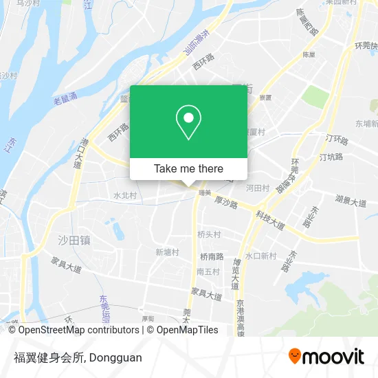 福翼健身会所 map