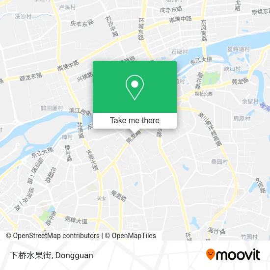 下桥水果街 map