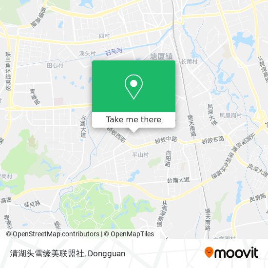 清湖头雪缘美联盟社 map