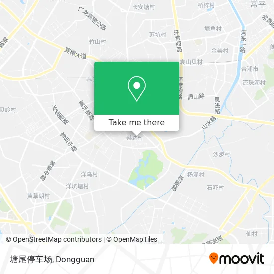 塘尾停车场 map