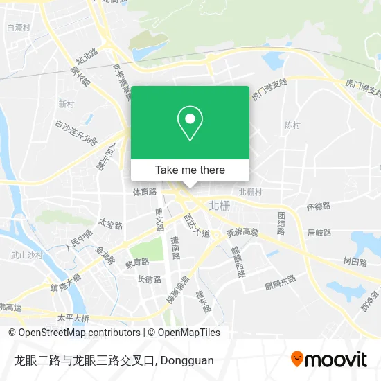 龙眼二路与龙眼三路交叉口 map