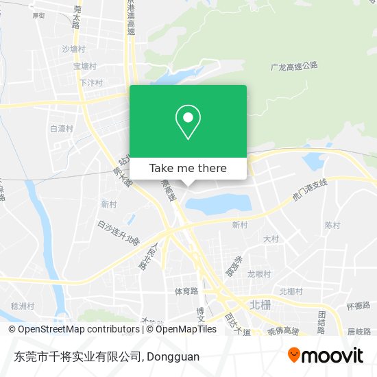 东莞市千将实业有限公司 map