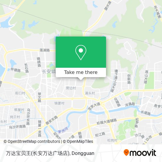 万达宝贝王(长安万达广场店) map