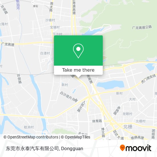 东莞市永泰汽车有限公司 map