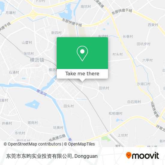 东莞市东昀实业投资有限公司 map