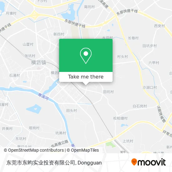 东莞市东昀实业投资有限公司 map