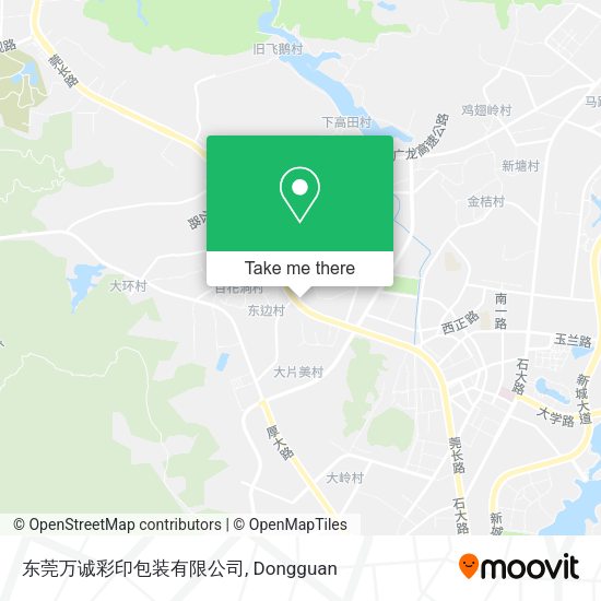 东莞万诚彩印包装有限公司 map