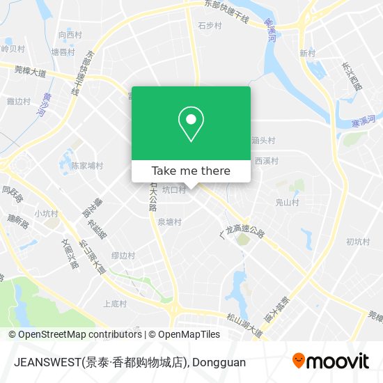 JEANSWEST(景泰·香都购物城店) map