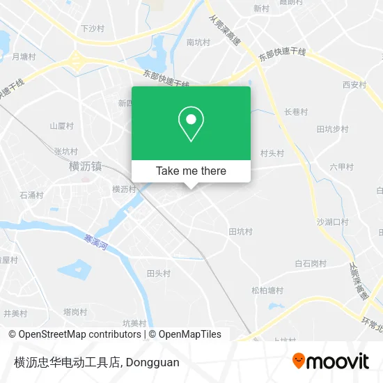 横沥忠华电动工具店 map